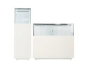White Showcase with Glass Box Display