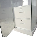 Glass Display Jewelry Showcase with LED Lighting System