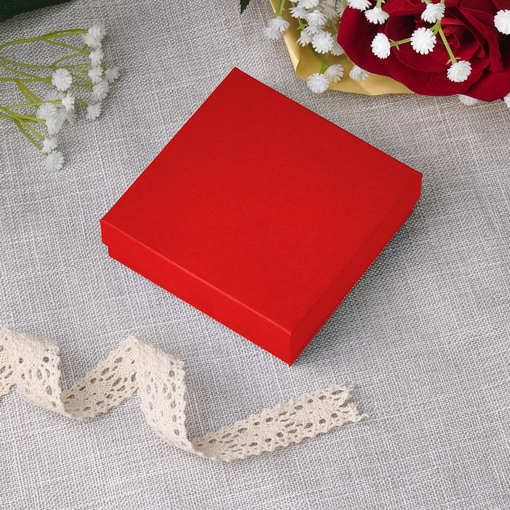 Cotton Filled Cardboard Earring-Pendant-Bracelet Box