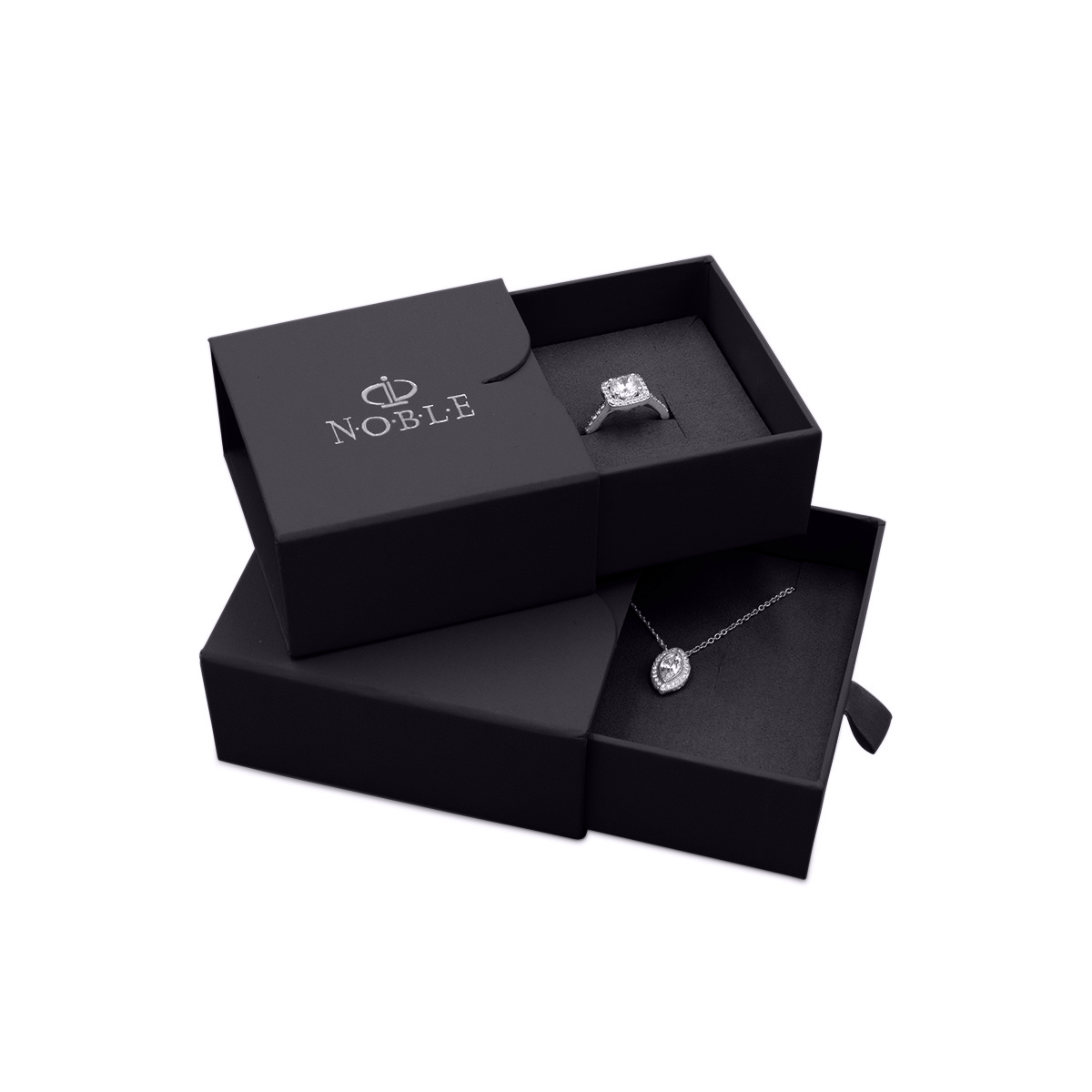 Edina Collection - Matte Multi-Insert Slide Drawer Box