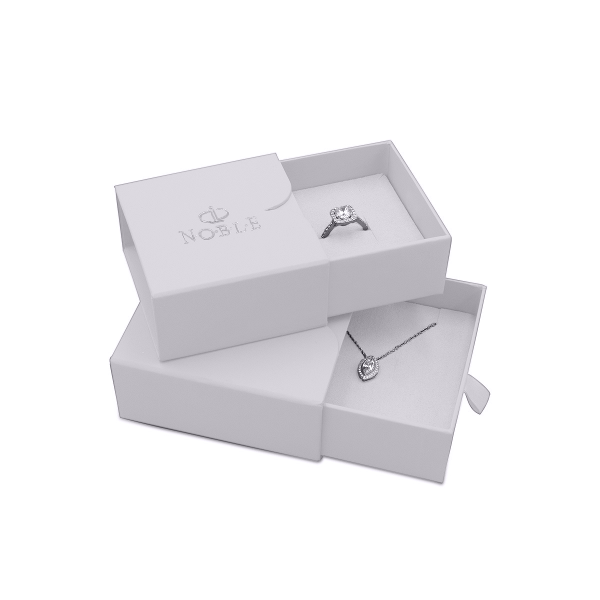 Edina Collection - Matte Multi-Insert Slide Drawer Box