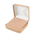 Velvet Tie Clip Box with Gold Rims and Matching Insert