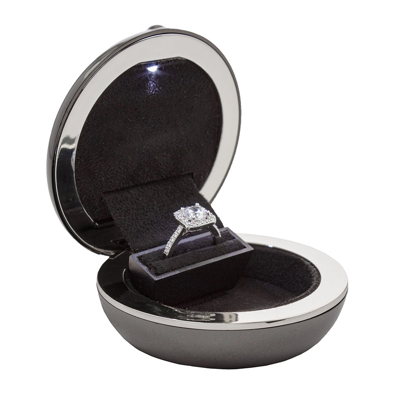 The Powder Collection Single Ring Box with LED Light