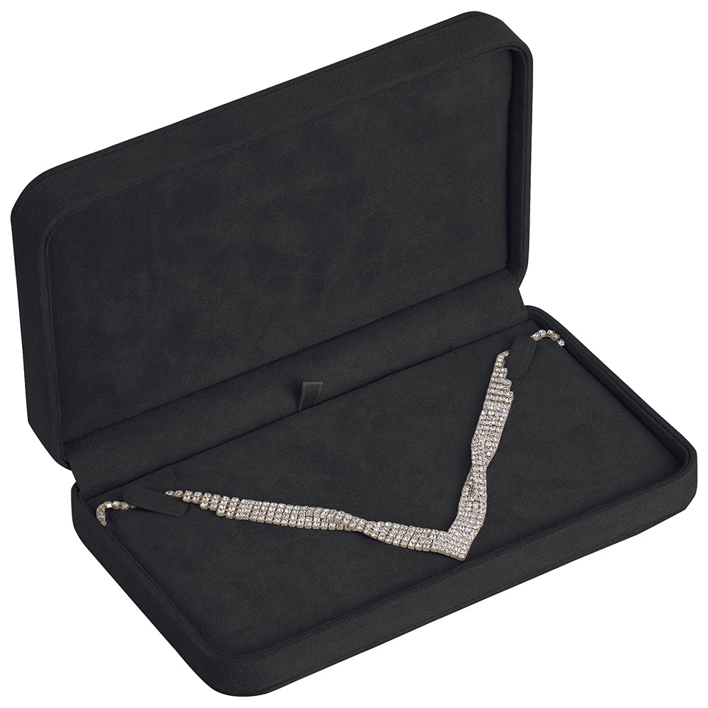 Squircle Suede Pearl Box