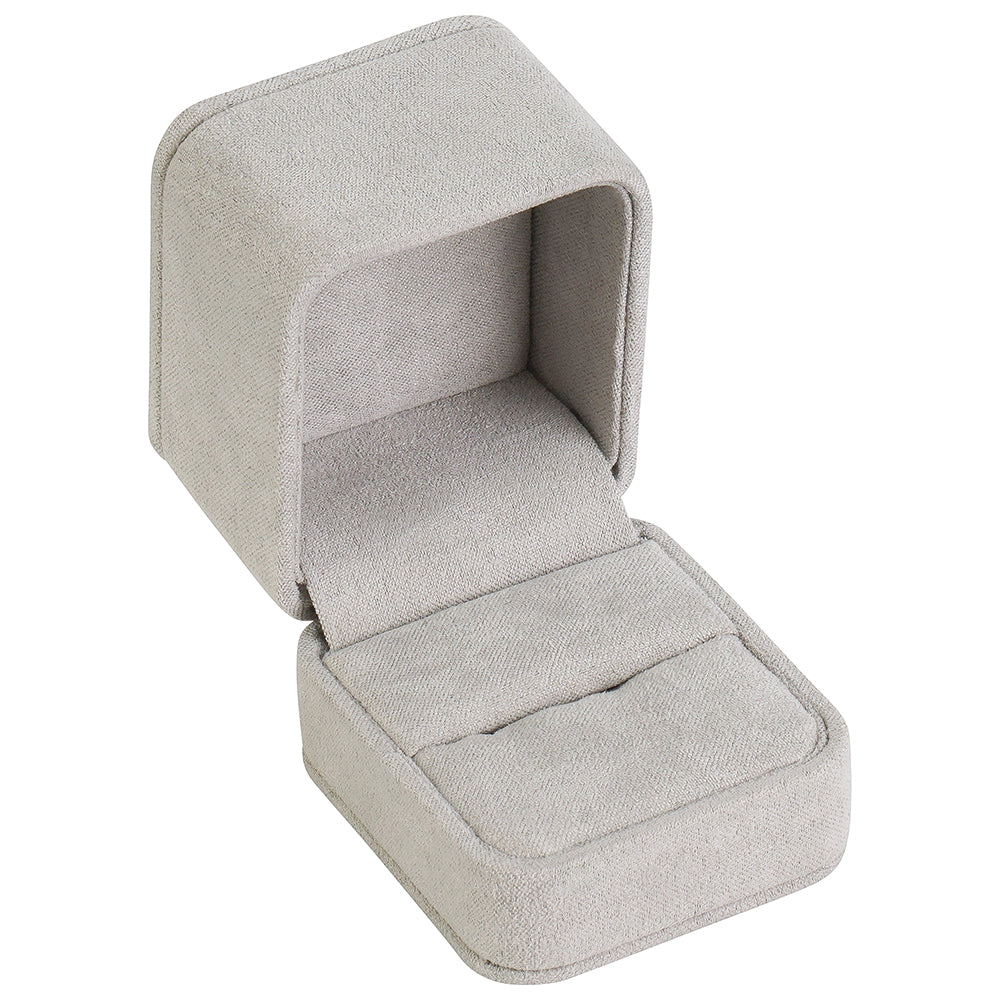 Squircle Suede Single Ring Box