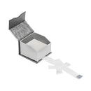 Elegant Paper Single Ring Box with a Unique Magnetic Ribbon