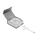 Elegant Paper Bangle Box with a Unique Magnetic Ribbon