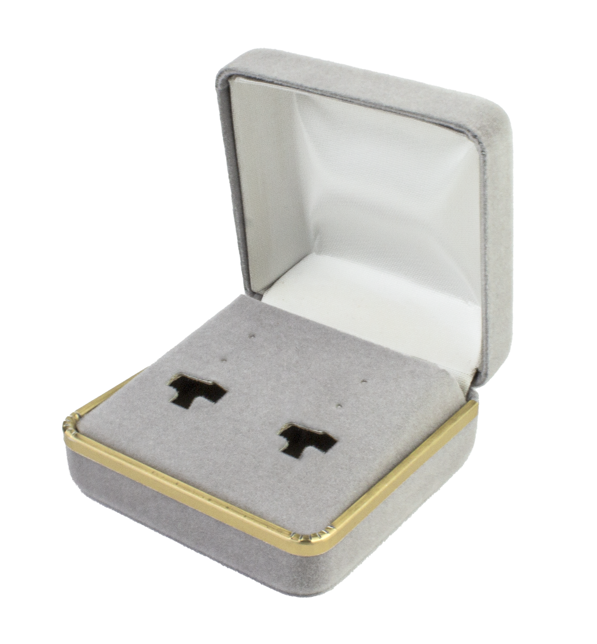 Velvet Large Multi-Purpose Box with Gold Rims and Matching Insert