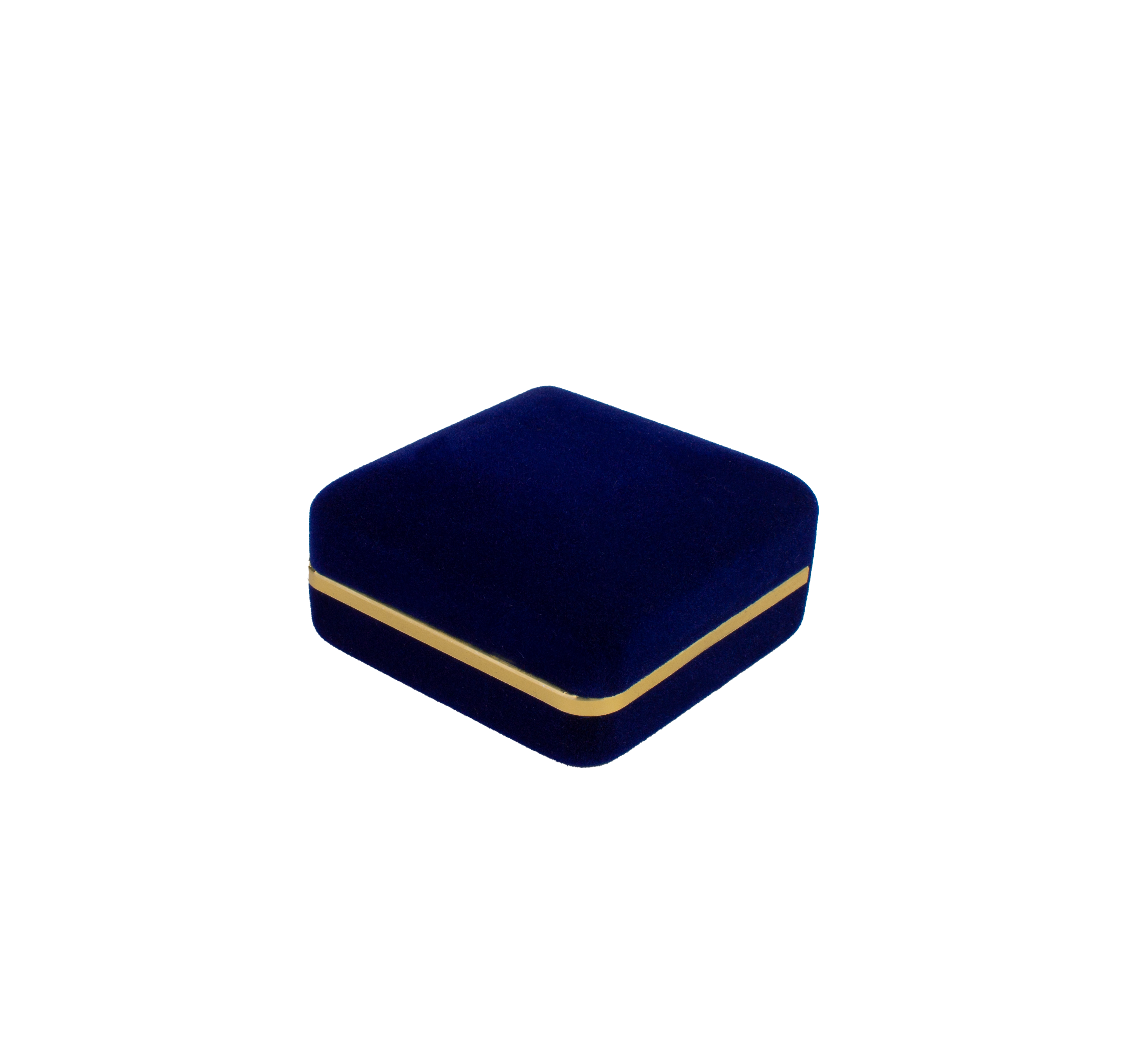 Velvet Large Multi-Purpose Box with Gold Rims and Matching Insert