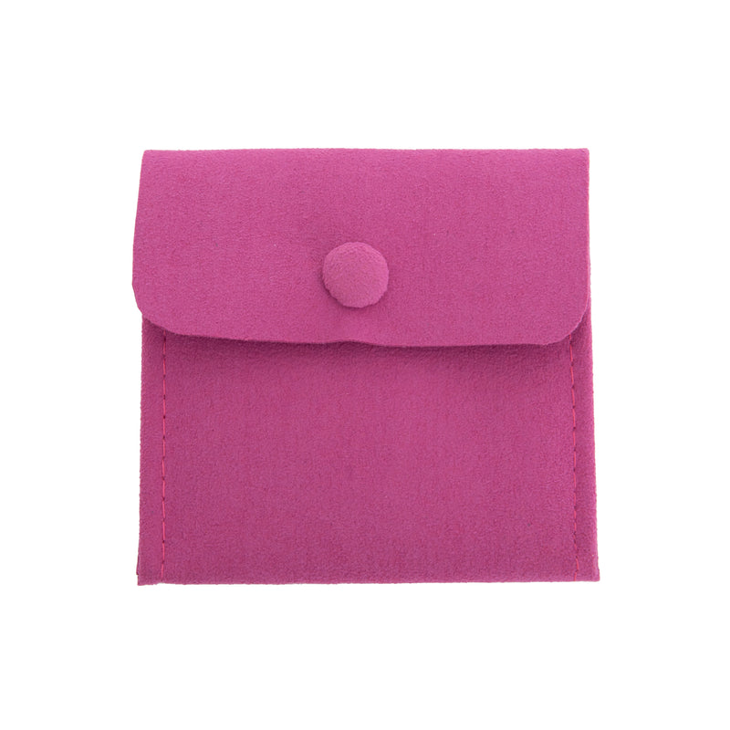 A La Carte Collection Microfiber Snap Pouch with Inner Divider