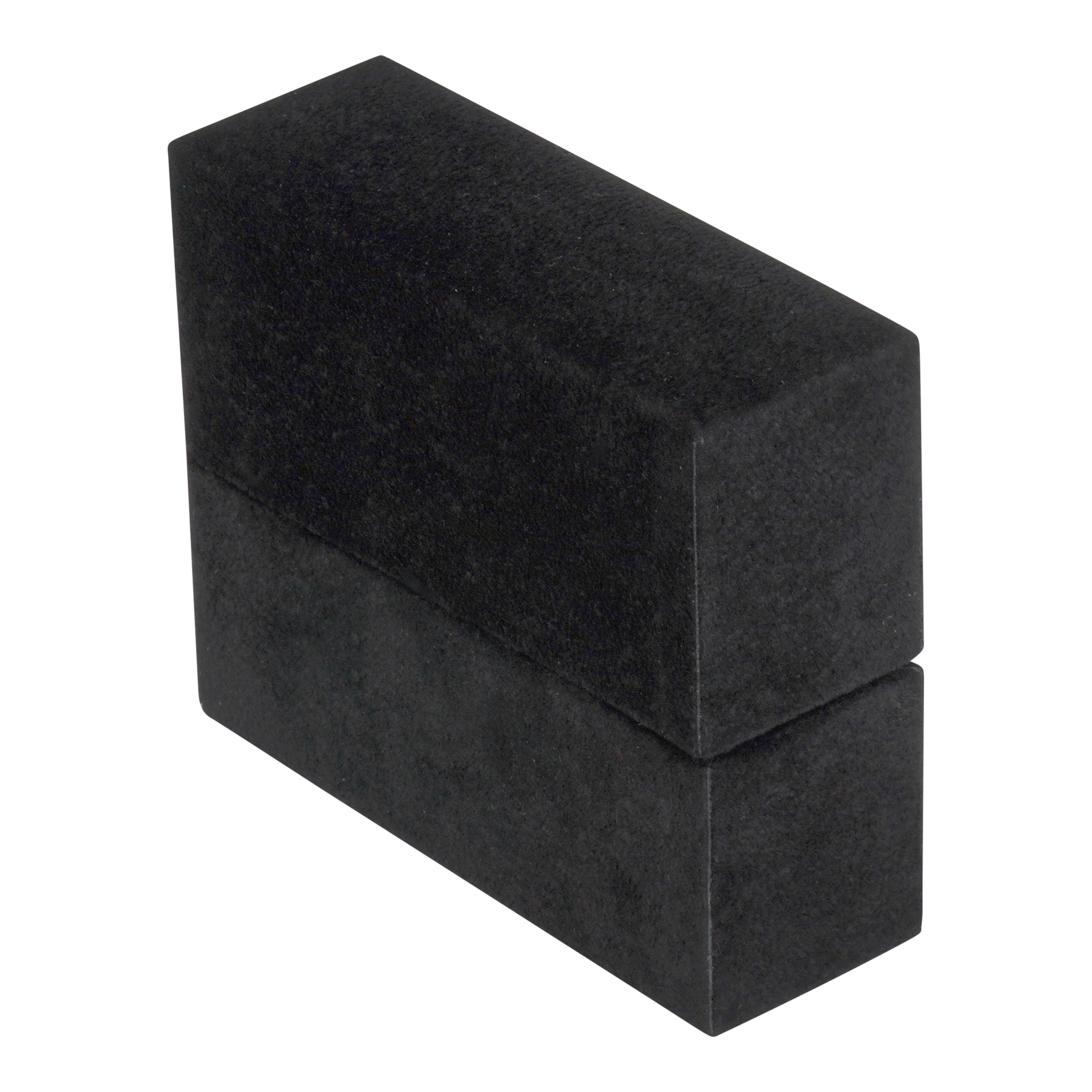 Vertical Large Hoop Box with Matching Suede Interior