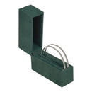 Vertical Large Hoop Box with Matching Suede Interior