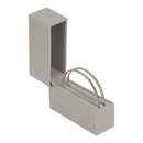 Vertical Large Hoop Box with Matching Suede Interior