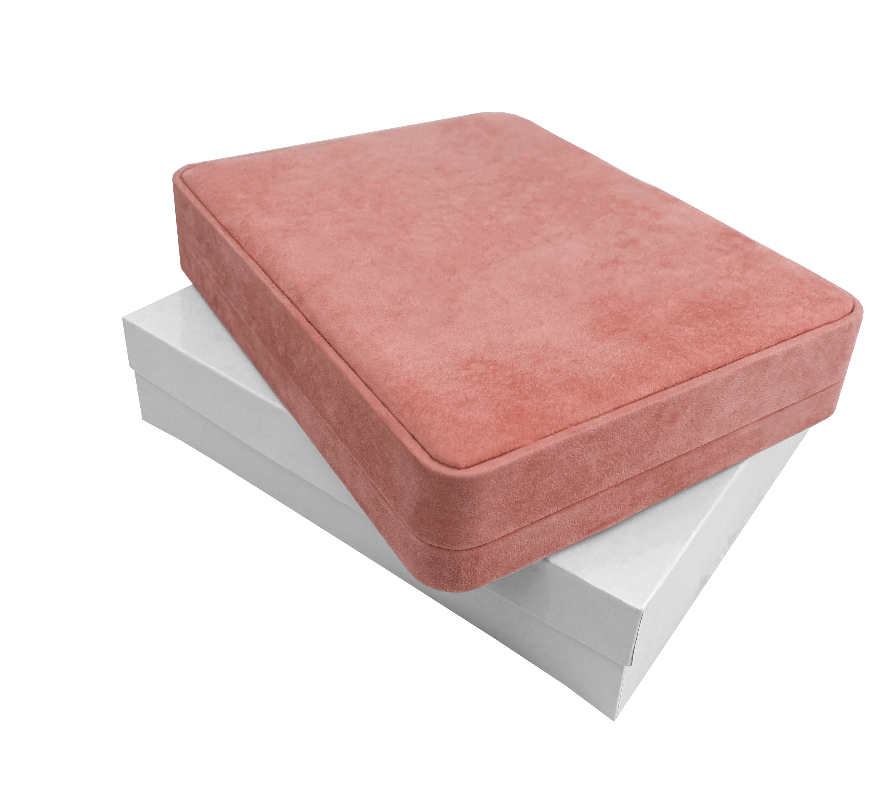 Large Set Box Wrapped and Lined with Rich Nova Suede