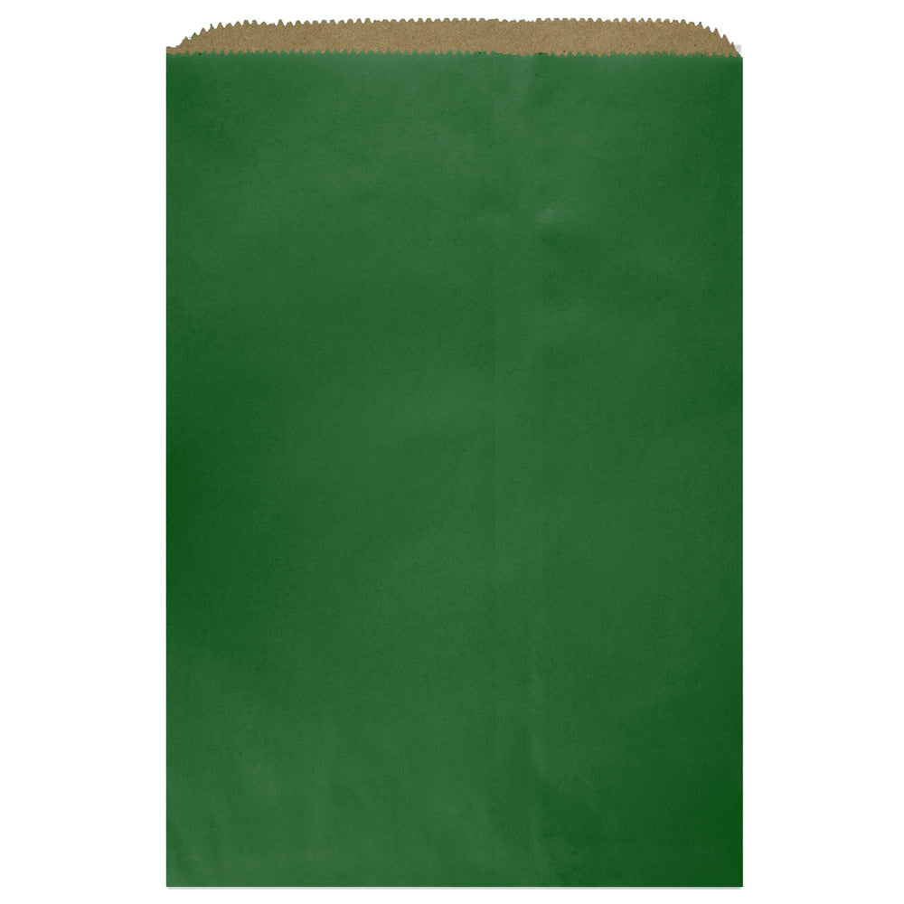 Colored Flat Paper Merchandise Bag