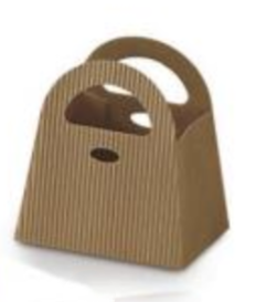 Natural Ribbed Confection Boxes