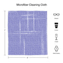 Lined Fabric Medium Case With Matching Cloth