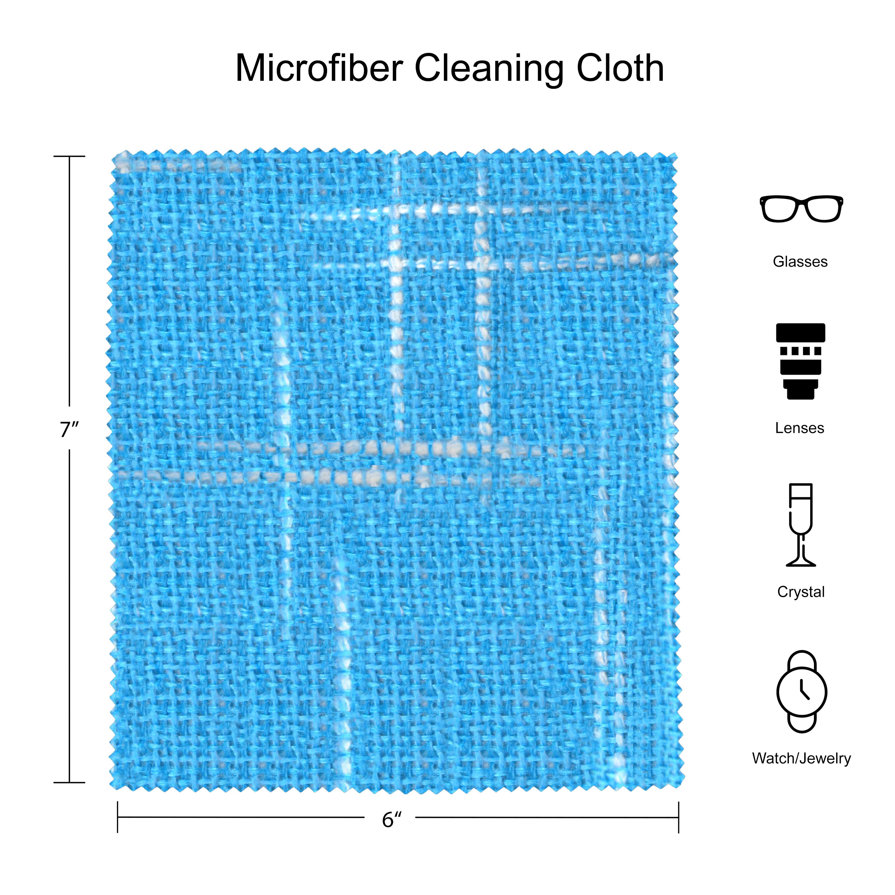 Lined Fabric Medium Case With Matching Cloth