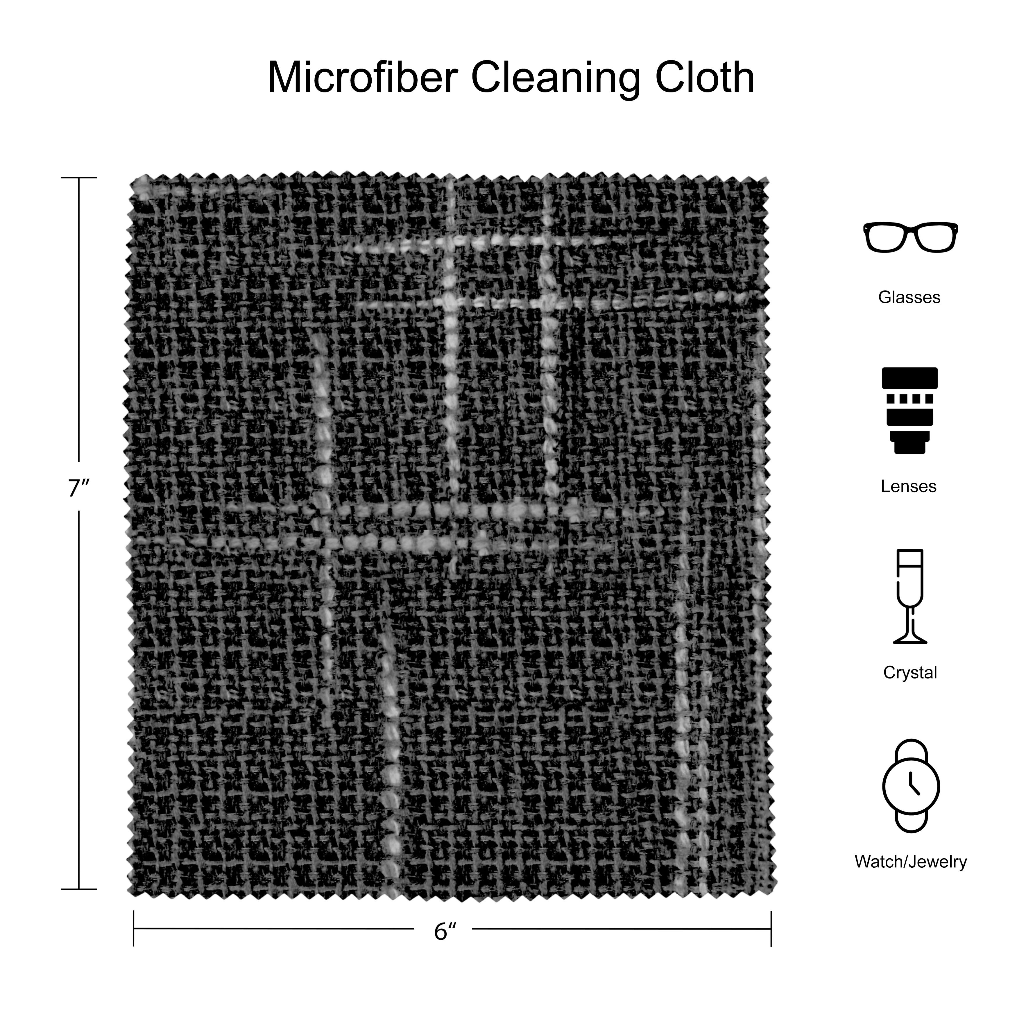 Lined Fabric Medium Case With Matching Cloth