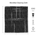 Lined Fabric Medium Case With Matching Cloth