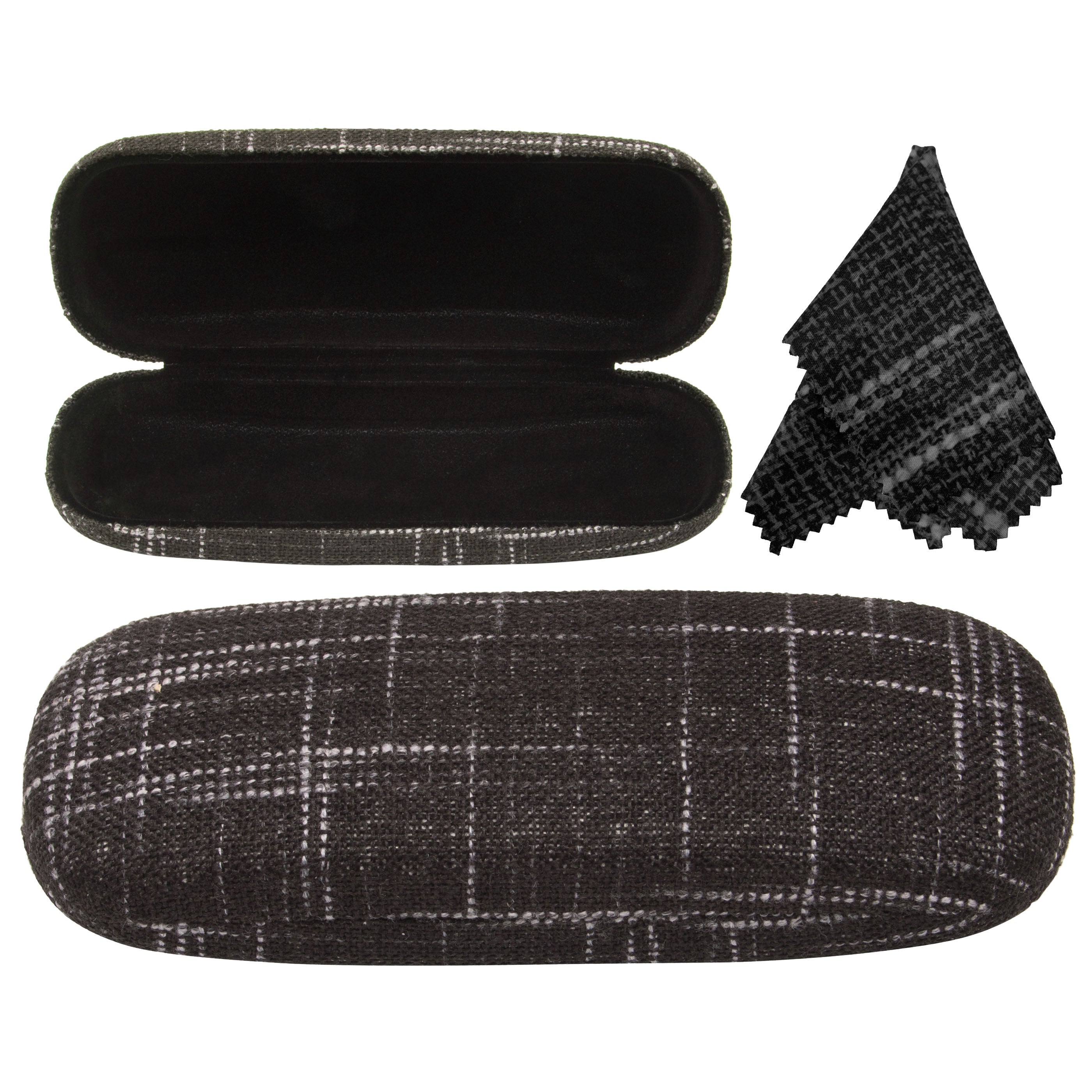 Lined Fabric Medium Case With Matching Cloth