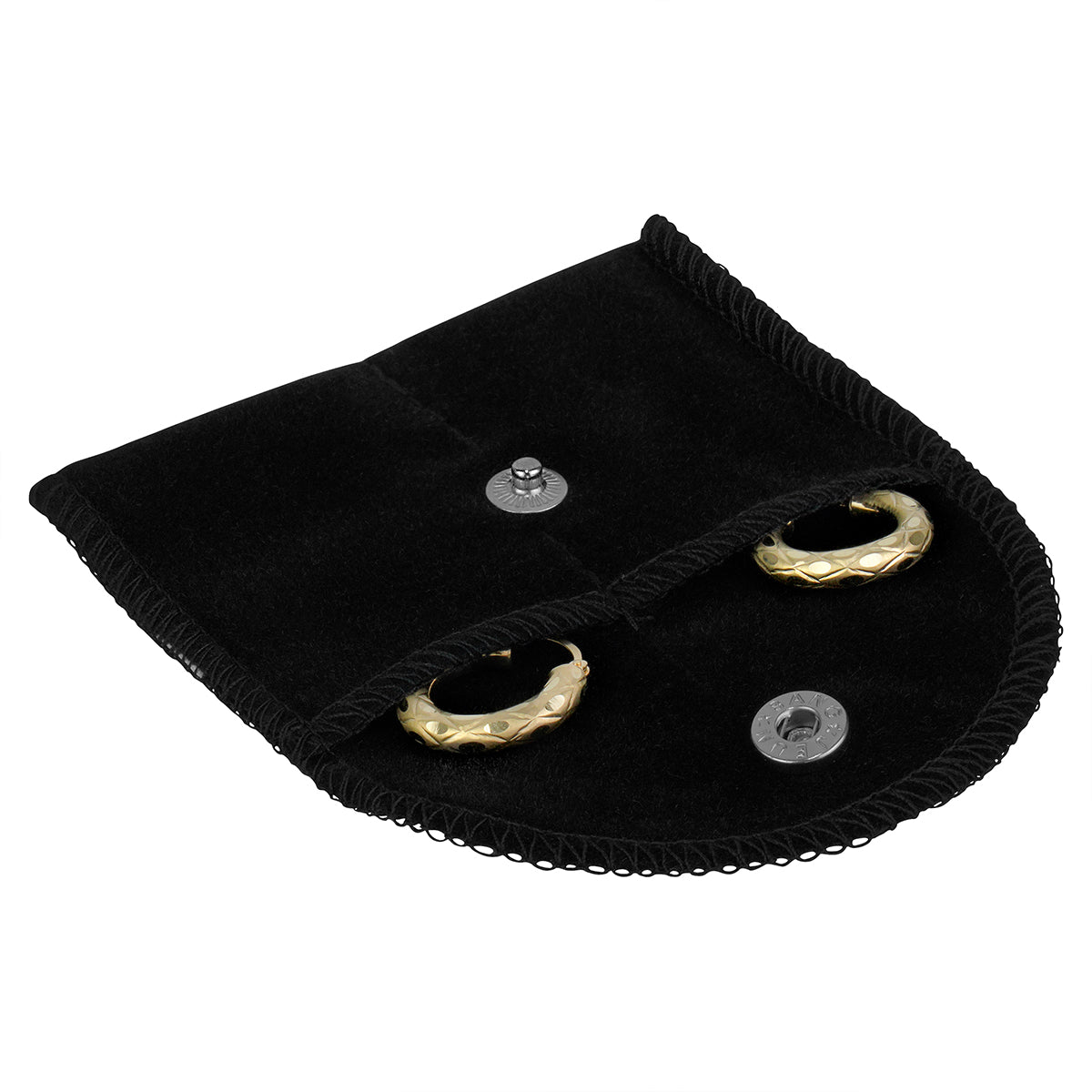 Velour Side-by-Side Pouch with Packer