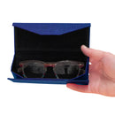 Foldable Triangular Case with Linen Texture