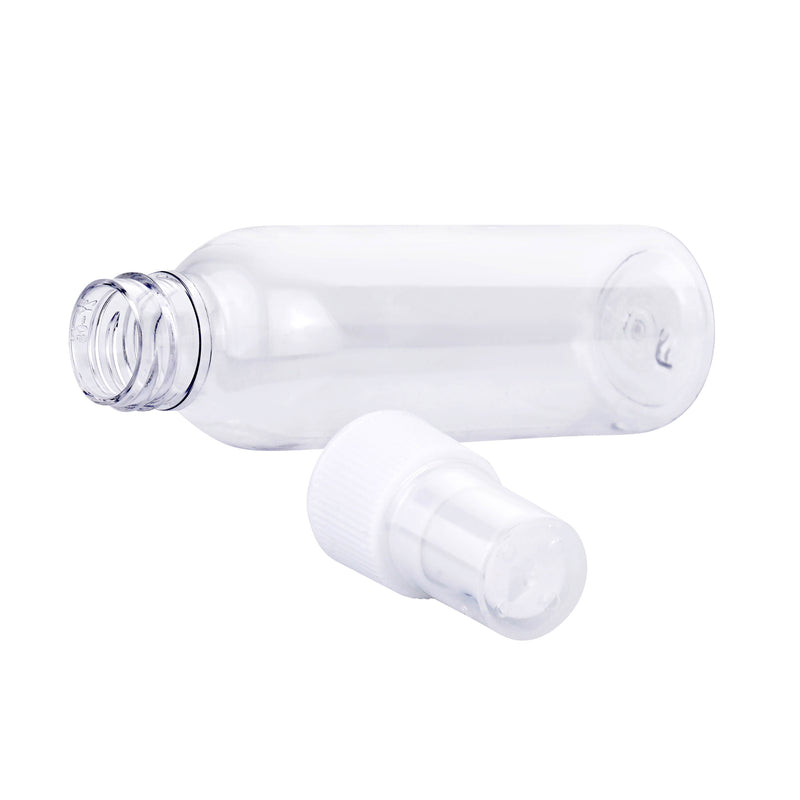 Clear Refill Spray Bottles with Lid
