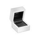 Wood Look Single Ring Box with Leatherette Interior