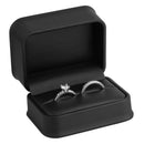 Leatherette Double Ring Box