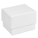 Rosewood Look Bangle or Watch Box with White Leatherette Interior