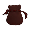 Round Suedine Pouch