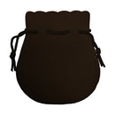 Round Suedine Pouch