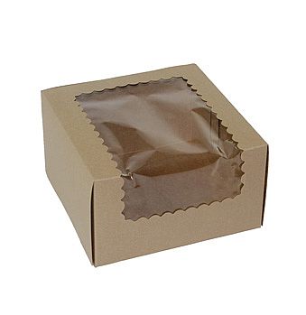 Windowed Cupcake Box