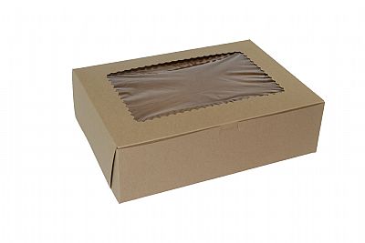 Windowed Cupcake Box