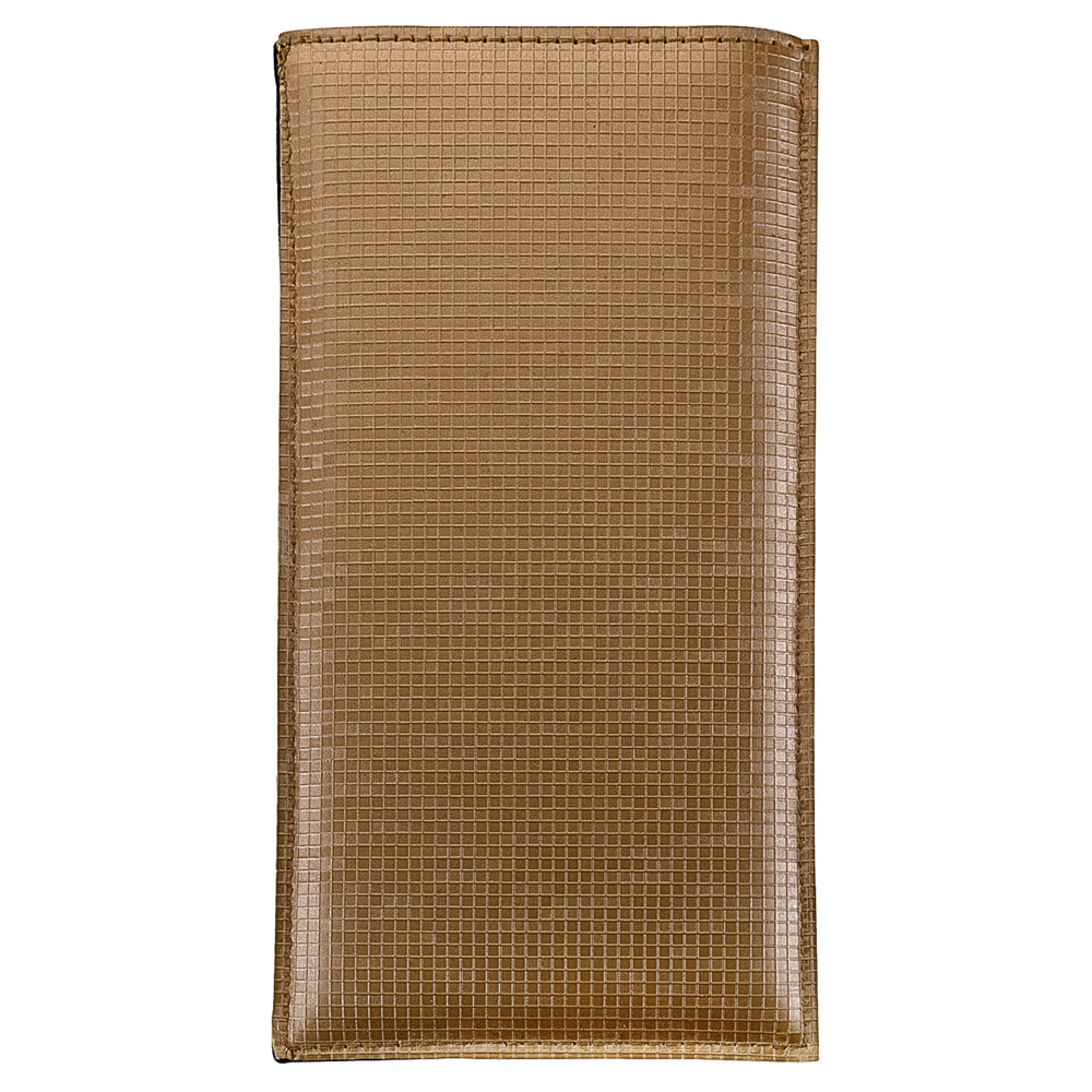 Metallic Checkered Textured Slip-In Eyewear Case