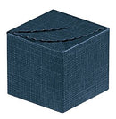 Navy Blue Linen Confection Boxes