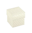 White Quilted Embossed Confection Boxes