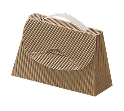 Natural Ribbed Confection Boxes