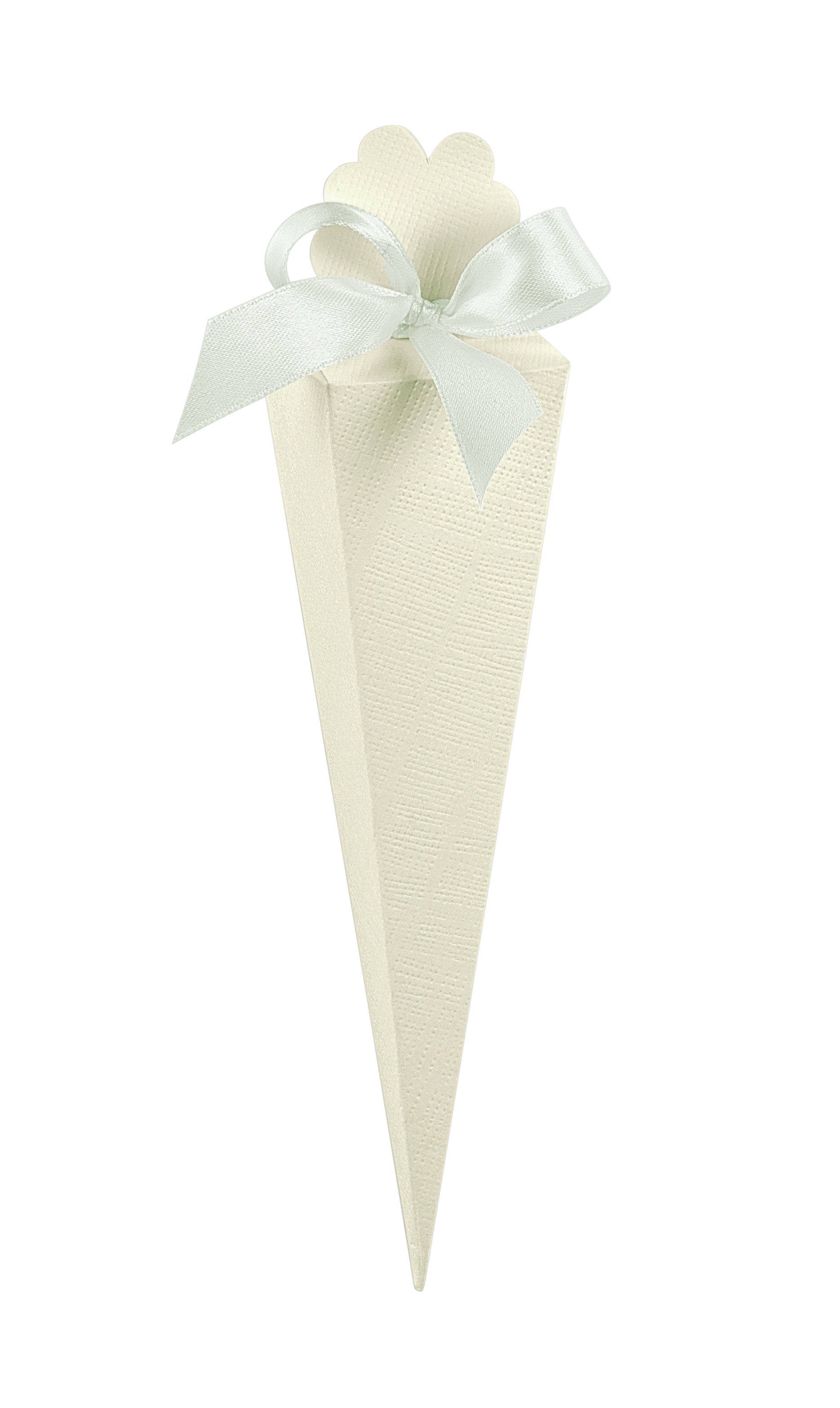 White Linen Confection Boxes