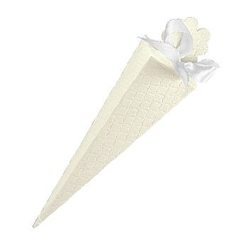 White Quilted Embossed Confection Boxes