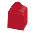 Red Linen Confection Boxes