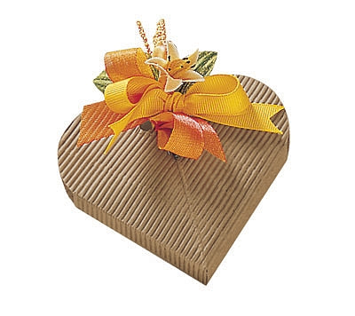 Natural Ribbed Confection Boxes