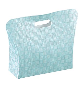 Blue and White Checked Confection Boxes