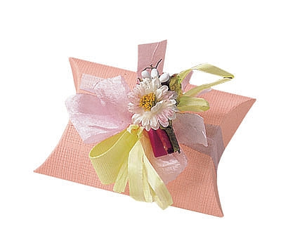 Pink linen Confection Boxes