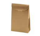 Gold Linen Bag Confection Boxes - 4 1-2" x 2 1-8" x 7 1-8"