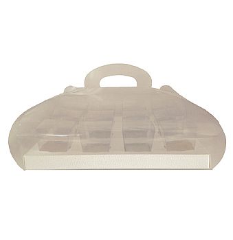 White-Clear Confection Boxes