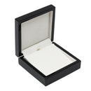 Black Piano French Clip Earring-Pendant Box (Reversible Pad)