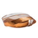 Metallic Satin and Sheer Duo Wired Ribbon