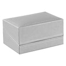 Paper Covered Double Ring Box with Gold Accent